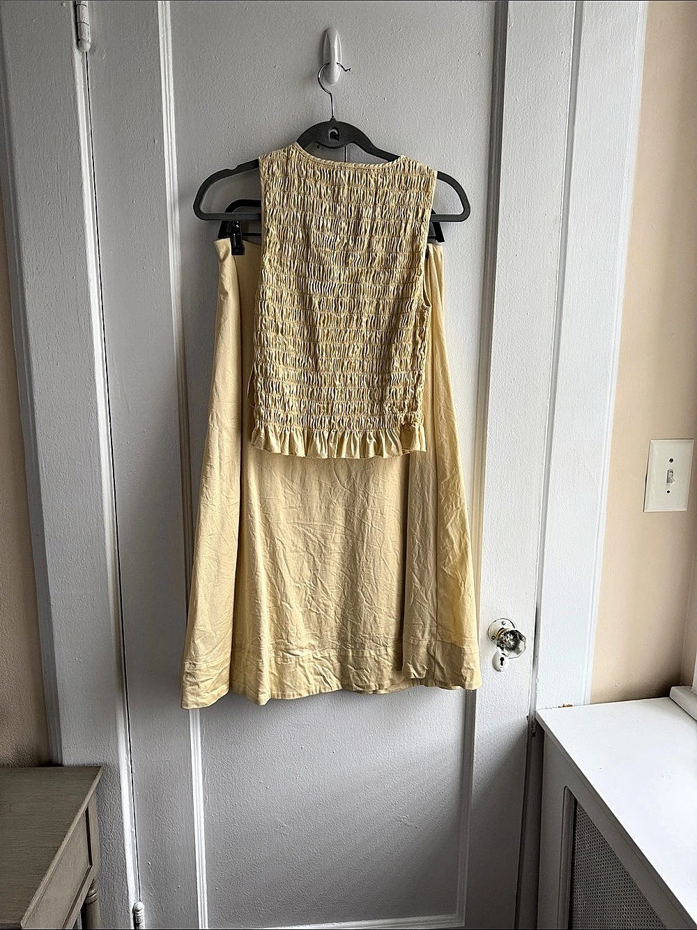 Jason Wu Smocked two piece in Yellow Size 6 Like New